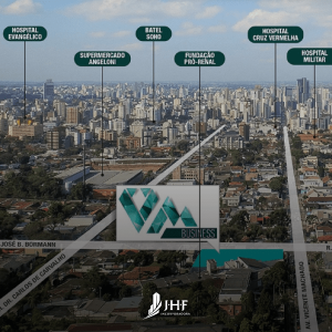 Localização do VM Business, novo empreendimento da JHF Incorporadora.