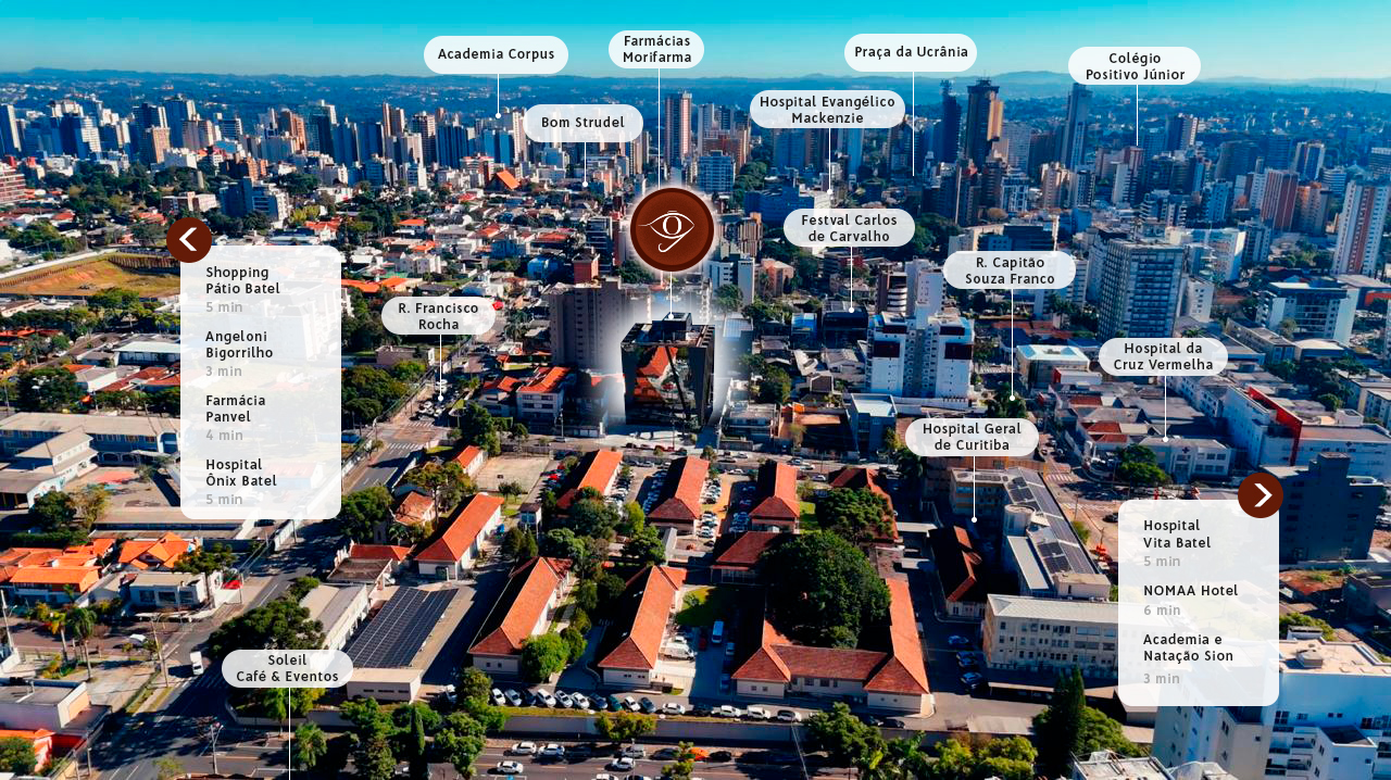 Mapa localizacao horus business
